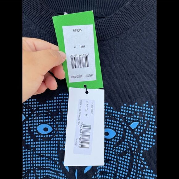 Kenzo midnigth blue sweater medium - Picture 8 of 11